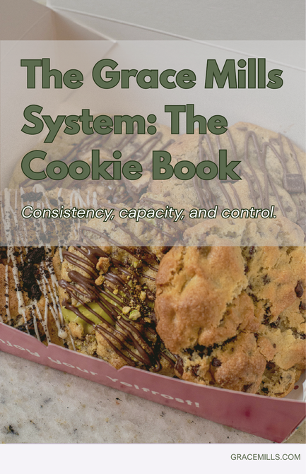 The Grace Mills System: The Cookie Book — manual cover