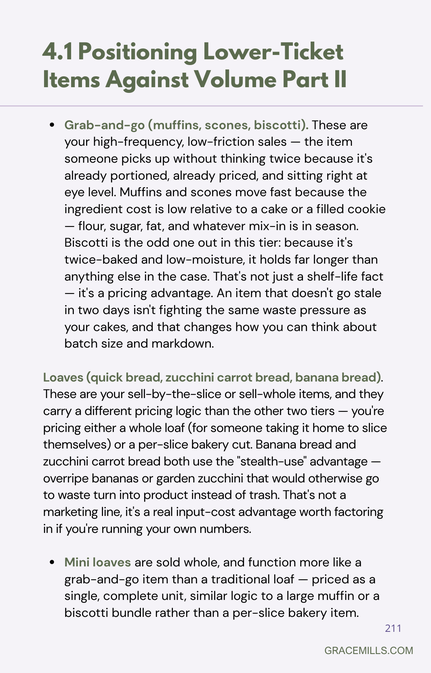 Volume III preview — positioning lower-ticket items