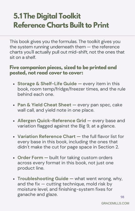 Volume III preview — digital toolkit reference charts
